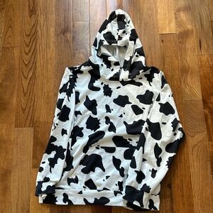 Cow Print Hoodie